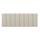 Ver imagem 3 de Kit 10 Cabeceiras Painel Modular Cama Box King Veludo Bege Madelina Decor