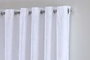 Ver imagem 3 de Cortina Jacquard Luxo em Tecido Semi Blackout Sala 5,00x2,80:branco