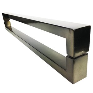 Puxador para Portas Duplo em Aço Inox Modelo Hércules Antique Ouro Velho para Portas: Pivotantes/mad