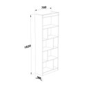 Ver imagem 3 de Estante para Livros 4 Prateleiras LV300