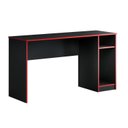 Ver imagem 2 de Escrivaninha Mesa Escritório Gamer ME410 136cm Preto e Vermelho Branco