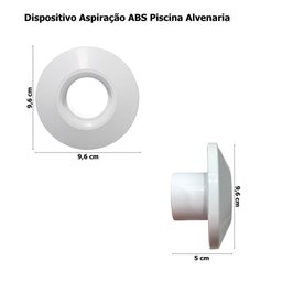 Dispositivo Aspiração Piscina Alvenaria Abs 50mm - 6
