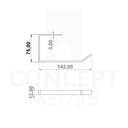 Kit Acessórios para Banheiro 5 Peças Square Luxo Cromado Concept Metais Kit5pecassquareluxo - 6