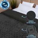 Ver imagem 3 de Coberdrom Edredom Manta Queen Aveludado com Sherpa Soft Dupla Face - Bf Colchões