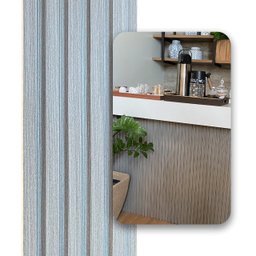 Painel Ripado Wpc Interno Low Cor: Cinza Médio 1,45m X 15cm (0,21m²) Woopo - 2