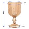 Jogo com 6 Taças Nordic de Vidro Âmbar de Agua ou Suco 350ml - 2