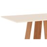 Conjunto: Mesa Sala Jantar Lins C/ Tampo Madeirado Reto 160x90cm e 6 Cadeiras Esther Nature/linho - 15