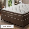Cama Box Casal Harmony Molas Ensacadas Euro Pillow D40 138x188cm Umaflex - Marrom - 2
