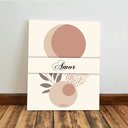 Ver imagem 5 de Kit 3 Quadro Decorativo Moderno Flor Casa Sala Gratidão Amor Paz 28x20