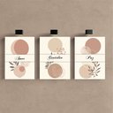 Ver imagem 2 de Kit 3 Quadro Decorativo Moderno Flor Casa Sala Gratidão Amor Paz 28x20