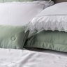 Jogo de Cama Solteiro 300 Fios Turmalina - Marken Fassi Branco/Verde - 3
