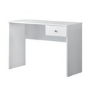 Ver imagem 2 de Escrivaninha Mesa Escritório ME404 1 Gaveta 90,5cm Branco