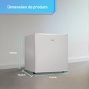 Ver imagem 4 de Frigobar Geladeira HQ 47 Litros Branco BC-47-63H 220V