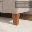 Ver imagem 6 de Sofá Living 4 Lugares Veludo 250cm Bege Belmonte