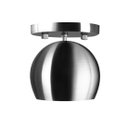 Ver imagem 2 de Lustre Plafon Bola 15 cm Redonda Escovado