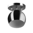 Ver imagem 1 de Lustre Plafon Bola 15 cm Redonda Escovado