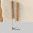 Ver imagem 6 de Guarda-Roupa 10 Portas 4 Guavetas Vizanno com Espelho Elite Marrom/Cinamon/Off-White