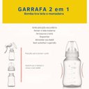 Ver imagem 5 de Bomba de Tirar Leite Materno Bebe 150ml Vira Mamadeira