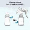 Ver imagem 4 de Bomba de Tirar Leite Materno Bebe 150ml Vira Mamadeira
