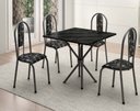 Ver imagem 1 de Conjunto Mesa Tubular com 4 Cadeiras Berlim
