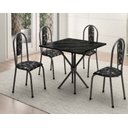 Ver imagem 1 de Conjunto Mesa Tubular com 4 Cadeiras Berlim
