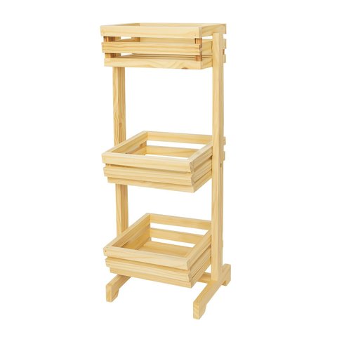 Fruteira Mundo Madeira 3 Andares