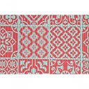 Ver imagem 7 de Tapete Passadeira Emborrachada Pvc Antiderrapante 0,65x3,00m Azulejo Vermelho Branco