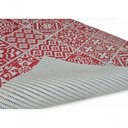 Ver imagem 6 de Tapete Passadeira Emborrachada Pvc Antiderrapante 0,65x3,00m Azulejo Vermelho Branco