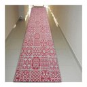 Ver imagem 4 de Tapete Passadeira Emborrachada Pvc Antiderrapante 0,65x3,00m Azulejo Vermelho Branco