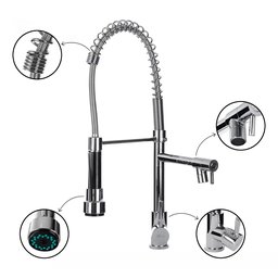 Cuba Gourmet Quadrada Aço Inox 304 com Torneira e Lixeira - 5