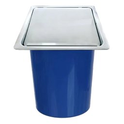 Cuba Gourmet Quadrada Aço Inox 304 com Torneira e Lixeira - 8