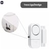 Alarme Sensor Porta Janela Magnetico Anti Roubo Sirene sem Fio Residencial Comercial Seguranca Prote - 8