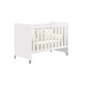 Berço Americano Evolution 4 em 1 Branco Acetinado com Colchão Mini - Reller - 3