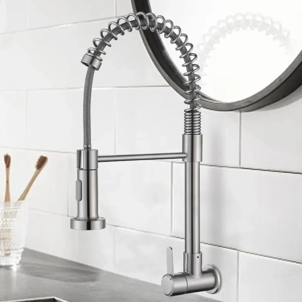 Ver imagem 2 de Torneira Gourmet Inox 50cm Pk103-c Sn02 Snel Premium Modelo: Parede Cor: Cromada