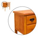 Ver imagem 5 de Mesa Cabeceira 60 cm com 1 Gaveta Madeira Maciça Natural