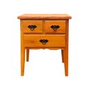 Ver imagem 1 de Mesa Cabeceira 60 cm 1 Gaveta Madeira de Demolição Natural