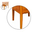 Ver imagem 3 de Mesa Cabeceira 60 cm com 1 Gaveta Madeira Maciça Natural