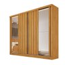 Guarda Roupa Galati 2 Porta com 2 Espelhos Mdf - Mademarcs - 2