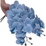 Galho para Arranjos de Orquideas Artificiais Toque Real Azul - 3