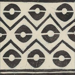 Tribal Patterns Iv Canaleta 60x60cm Preta - 1