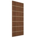 Ver imagem 1 de Kit 2 Portas de Madeira Frisada U.v 210cm X 90cm - R50vl Imbuia