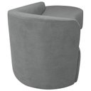 Ver imagem 7 de Recamier Curvo Orgânico 140cm 2 Lugares Lado Direito para Sala Estar Bouclé Paris Cinza