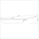 Ver imagem 2 de Frigideira Loreto Alumínio Antiaderente Starflon Cabo Baquelite 30 Cm 2,5 L Vermelho