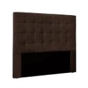 Ver imagem 1 de Cabeceira para Box Queen Sonhare Suede Marrom - D'monegatto