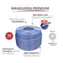 Ver imagem 2 de Mangueira Trançada Siliconada Jardim Premium Bitola 1'' Espessura 3mm Rolo 50 Metros Durín