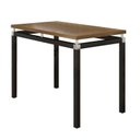 Ver imagem 1 de Mesa de Jantar Malva 91 Cm Tampo Retangular Preto Demolição - Artefamol