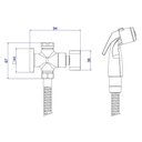 Ver imagem 4 de Ducha Higiênica Deca Polo 1984.gl33.act com Registro e Derivação Gold