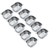 Kit 10 Cubas Gastronômicas Gn 1/2 150mm Aço Inox - Vaccarin 10 Cubas - 1/2 150mm - 2