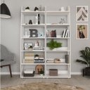 Ver imagem 1 de Kit 2 Estantes para Livros 6 Prateleiras Floripa Espresso Móveis