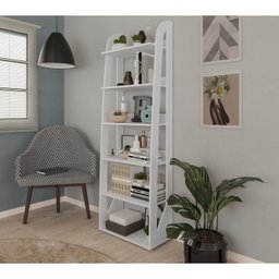 Kit 2 Estantes para Livros 6 Prateleiras Floripa Espresso Móveis - 5 Kit 2 Estantes para Livros 6 Prateleiras Floripa Espresso Móveis - 5